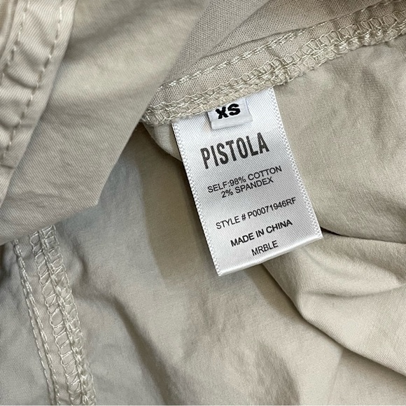 Pistola Meg Beige Zip Front Drawstring Romper Playsuit - Picture 15 of 16